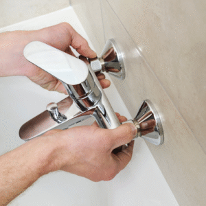 Bath accessory installation